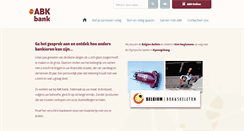 Desktop Screenshot of abk.be