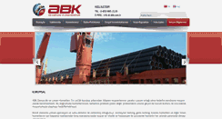 Desktop Screenshot of abk.com.tr