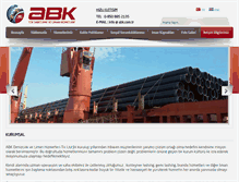 Tablet Screenshot of abk.com.tr